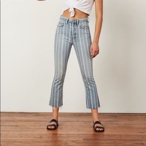 Boyish By Her Jeans Darcy High Waisted Pop Crop Size 32 New Without Tags